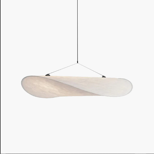 Ireine Lampe Suspension, Métal & Soie artificielle