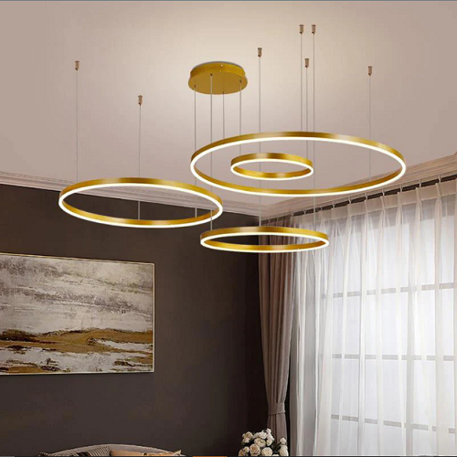 Arisha Lampe Suspendue LED  Forme Anneaux